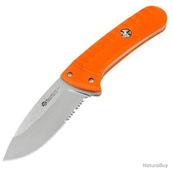 Couteau fixe Maserin Sax orange