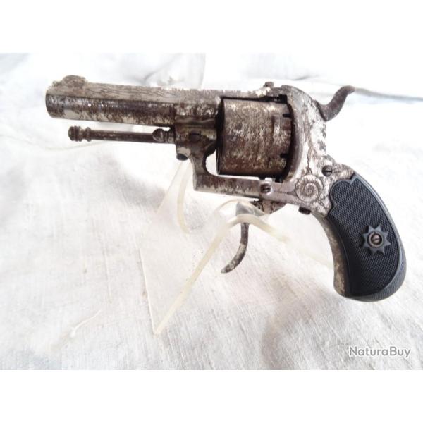 P-15 ) r�volver a broches 6 coups  cal 7 = NEW ENGLISH , 1876 ? ou 1878 ?