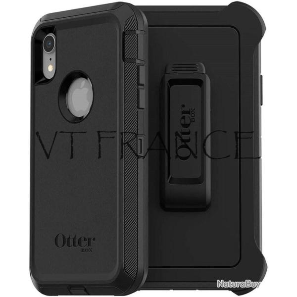 Coque Anti-Choc OTTERBOX Defender pour iPhone-Noir-iPhone 7/8/SE2/SE3
