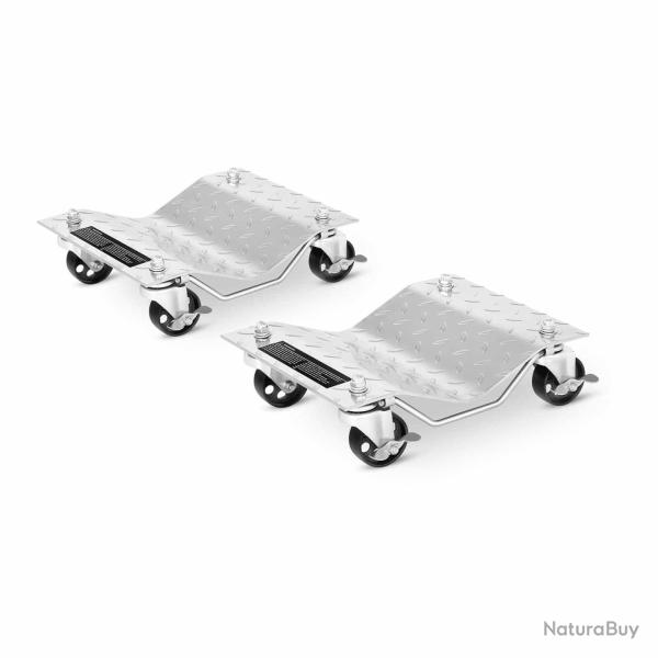 Lot de 2 chariots de dplacement vhicule - 680 kg/chariot 14_0006281