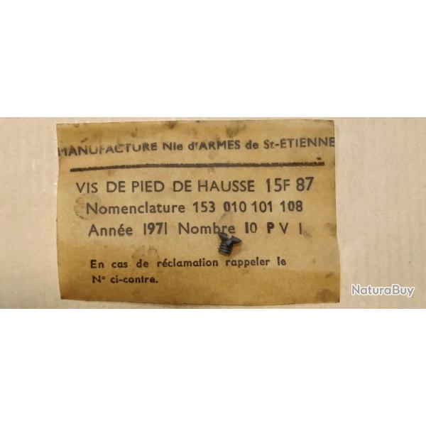 vis de pied de hausse mas45 mas 45 (1809)