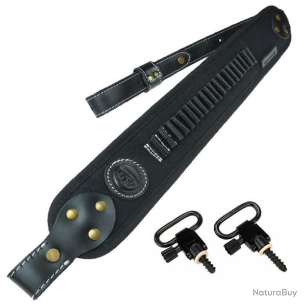 Sangle / bretelle cartouchi�re - 22LR - Noir - Avec accroches - Livraison GRATUITE