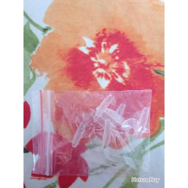 Leurre souple, virgule transparent pour diffrentes pche