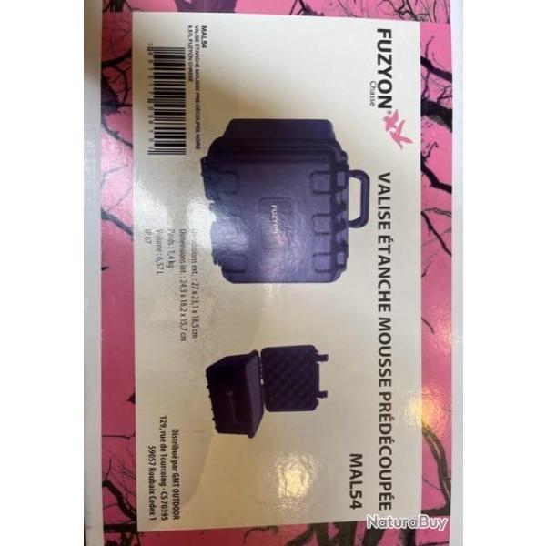 MALLETTE VALISE ETANCHE MOUSSE PRE-DECOUPEE