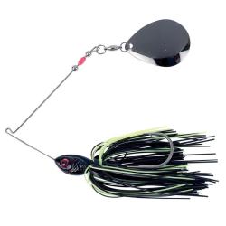 Spinnerbait Booyah Moon Talker 1/2oz Black Chartreuse
