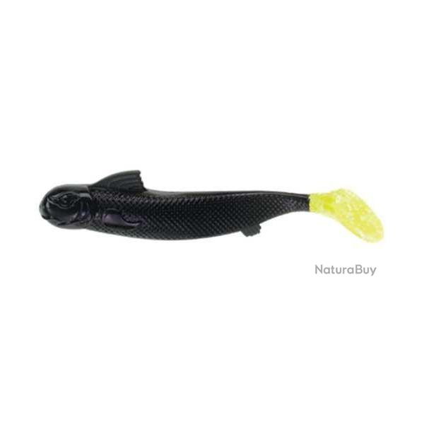 Leurre Souple Yum Samura� Shad 10cm Black / Chartreuse Tail