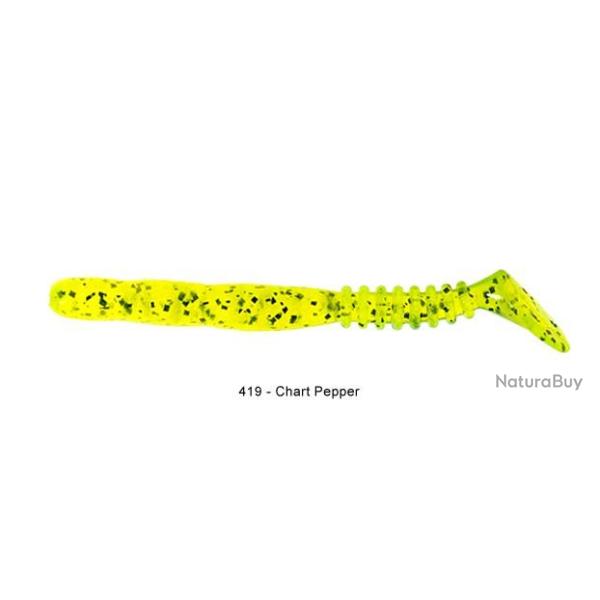 Leurre Reins Rockvibe Shad 3" - 7,5cm 419 - Chart Pepper