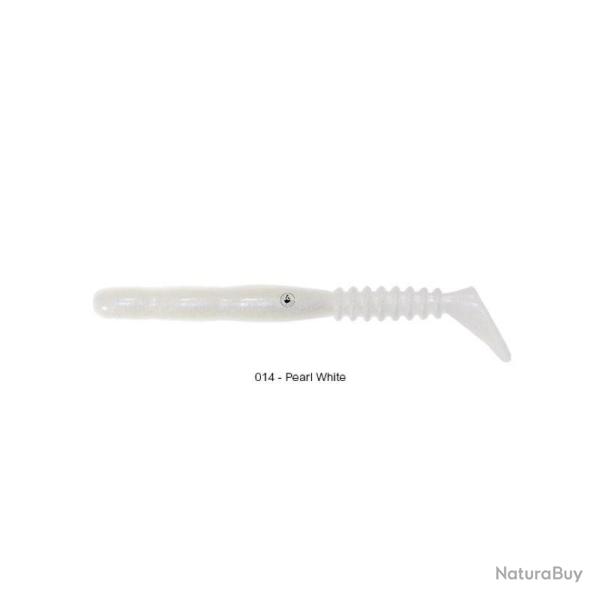 Leurre Reins Rockvibe Shad 3" - 7,5cm 014 - Pearl White
