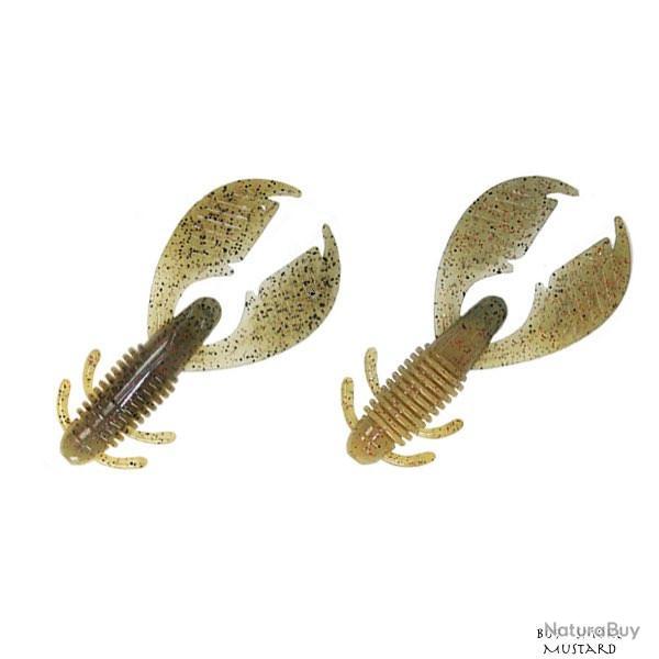 Leurre Reins Ax Craw 7,5cm B09 - Smoke Mustard