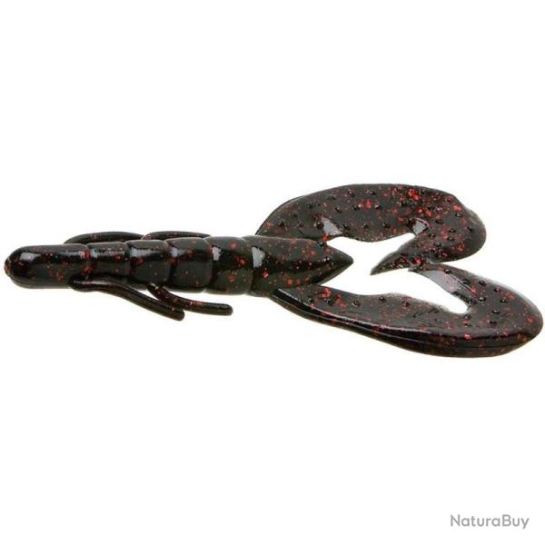 Leurre Zoom Super Speed Craw 10cm Black Red Glitter