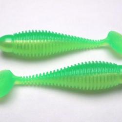 Leurre Souple Lunker City Grubster 7cm Limetreuse