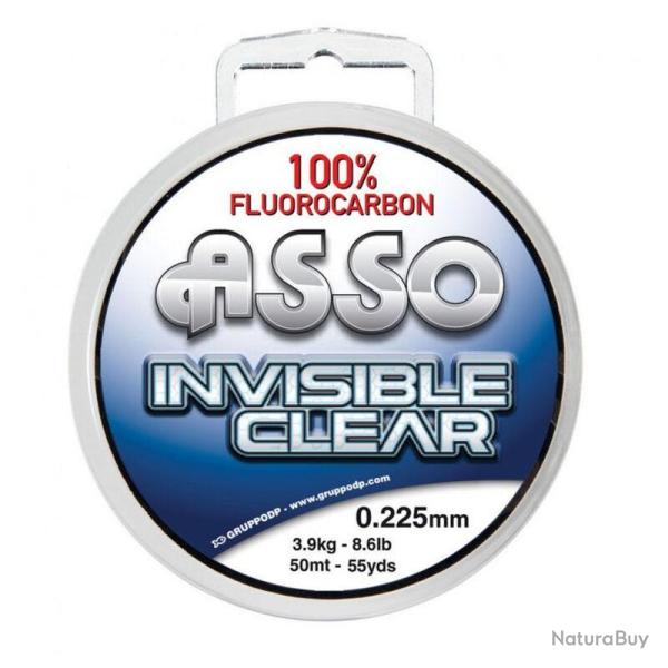 Fluorocarbone Asso Invisible Clear 30m 13/100