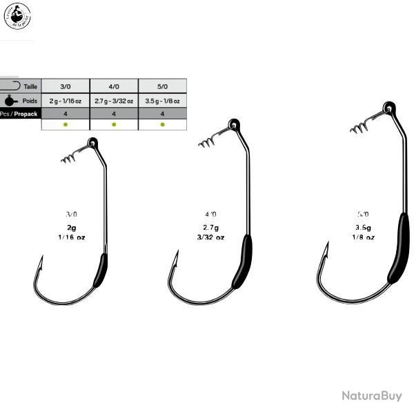 Hame�on Texan VMC Strategik Drop Dead Weighted 7329 DD 2g - 3/0