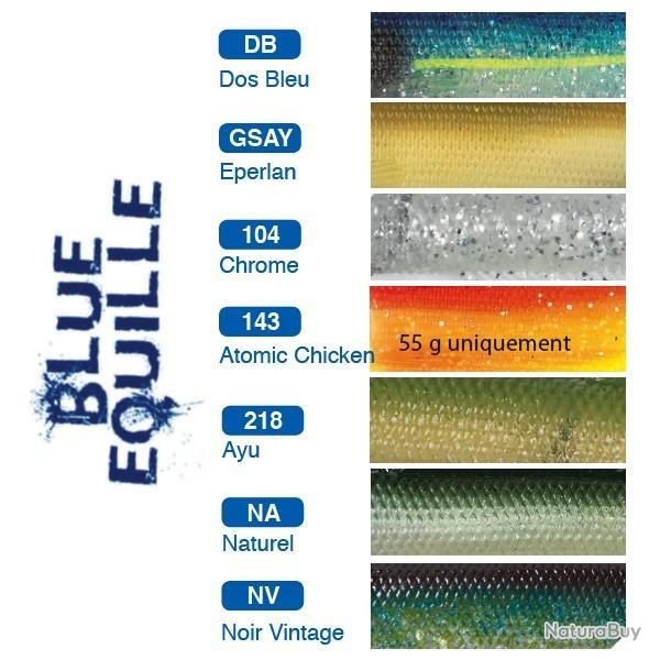 Leurre Flashmer Blue Equille 14,5cm Noir Vintage