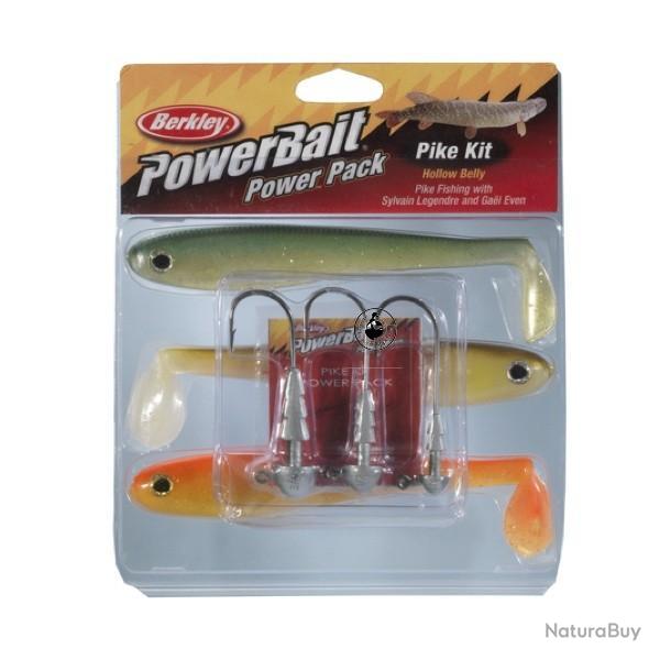 Kit Berkley Powerbait Pike Hollow Belly Pro Pack