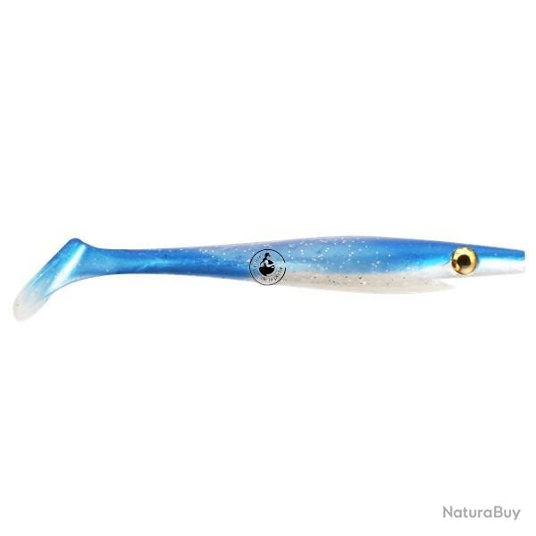 Leurre Souple CWC Strike Pro Pig Shad 23cm 100 - Blue Pearl