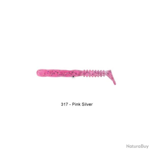 Leurre Reins Rockvibe Shad 3cm 317 - Pink Silver