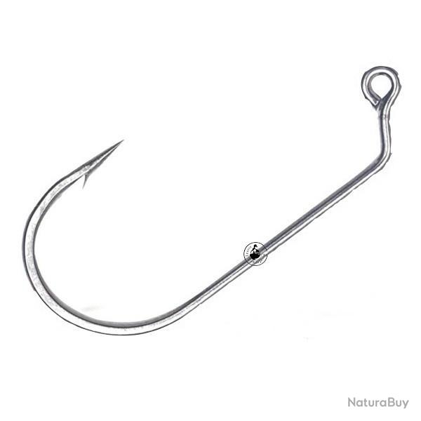 Hame�on Jig VMC 7161 Rond 60 7/0 TI - Etain Brillant Boite de 10