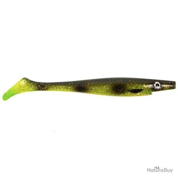 Leurre Souple CWC Strike Pro Pig Shad Junior 20cm 134 - Olive Spotted Bullhead