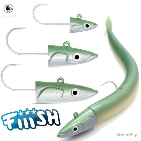 T�te Plomb�e Fixe Fiiish Crazy Sand Eel 100 10g Offshore