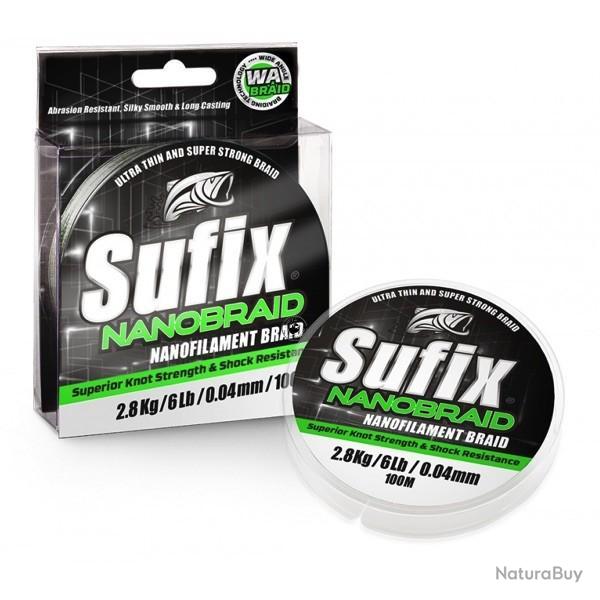 Tresse Sufix Nanobraid Aqua Camo 100m 4/100