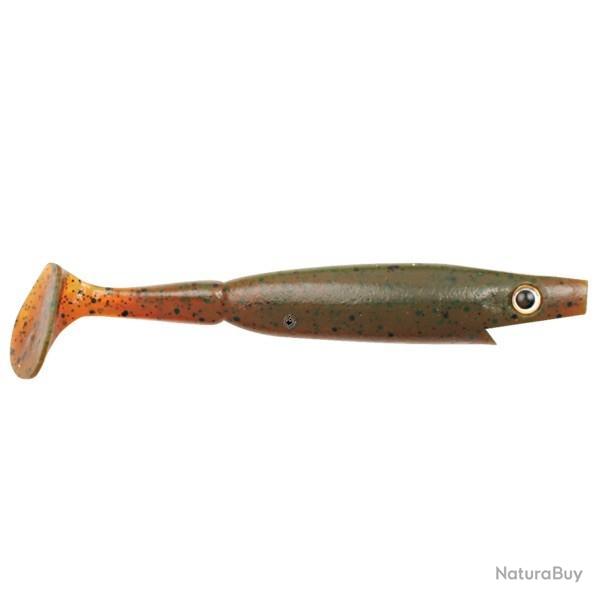 Leurre Souple CWC Strike Pro Piglet Shad 10cm 17 - Motor Oil Pepper
