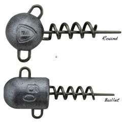 Tête Plombée Fox Rage Corkscrew Jigheads 5g Round