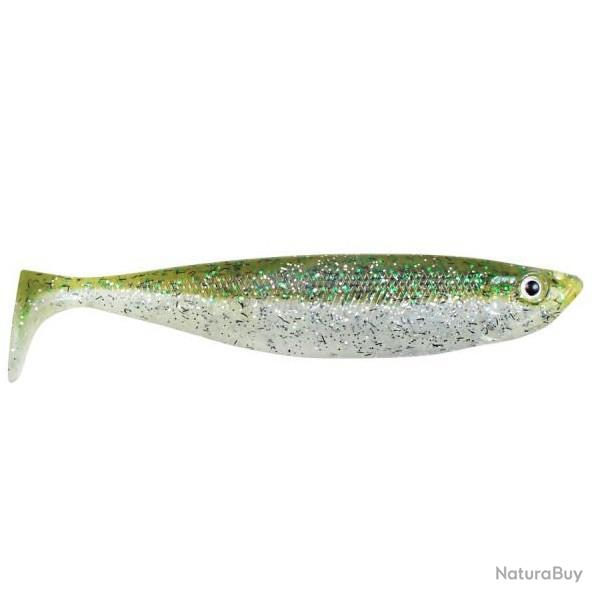 Leurre Souple CWC Tumbler Shad 17cm 03 - Green Shad Flash