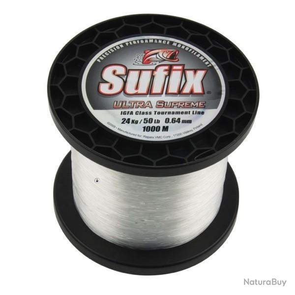 Nylon Sufix Ultra Supreme Clear IGFA 1000m 64/100