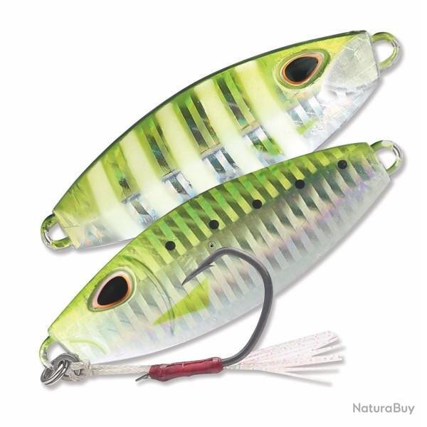 Jig Metallique Storm Gomoku Slow Rocker 40 g Uv Chartreuse Glow Zebra