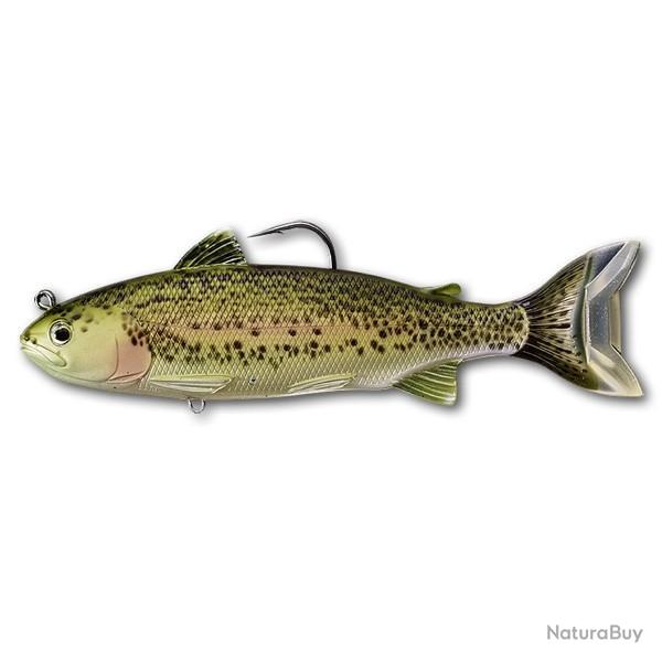 Leurre Souple Live Target Trout Adult Swimbait 16,5cm 715 - Olive Red