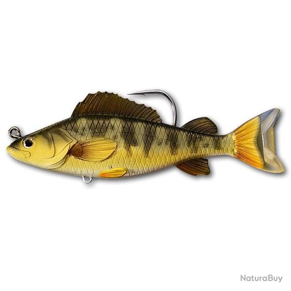 Leurre Souple Live Target Yellow Perch Swimbait 14,5cm 713 - Gold Olive