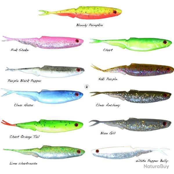 Leurre souple Volkien Soul Talion Evo Finess 7cm Clear Anchovy