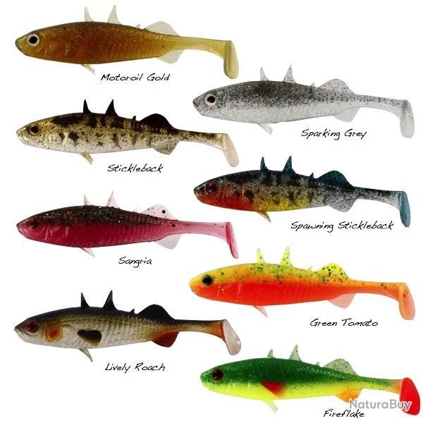 Leurre Souple Westin Stanley The Stickleback 7,5cm Green Tomato