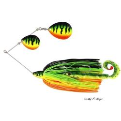Leurre spinnerbait Westin Monster Vibe Colorado 65g Crazy Firetiger