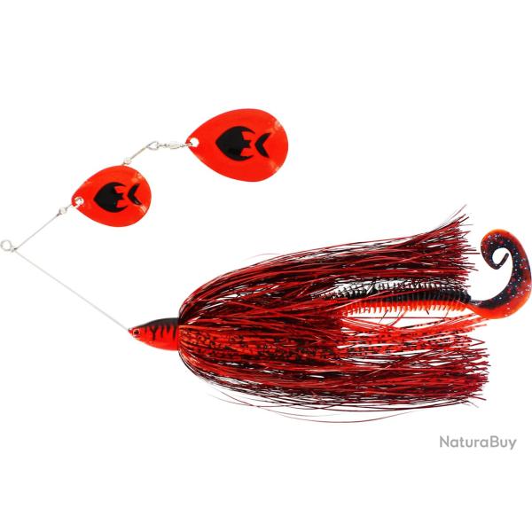 Leurre spinnerbait Westin Monster Vibe Colorado 65g Flash Red