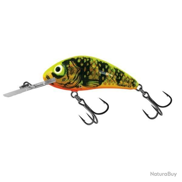 Poisson Nageur Salmo Rattlin Hornet Flottant 5,5cm GFP - Gold Fluo Perch