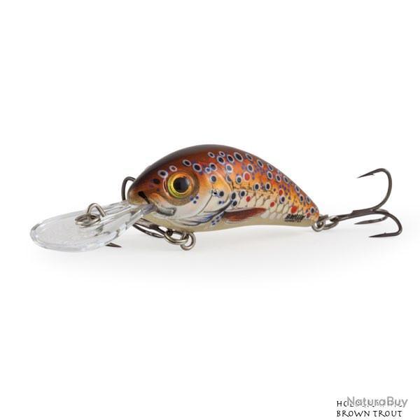Poisson Nageur Salmo Rattlin Hornet Flottant 5,5cm HBT - Holographic Brown Trout