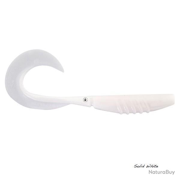 Leurre Souple Megabass X-Layer Curly 125mm Solid White
