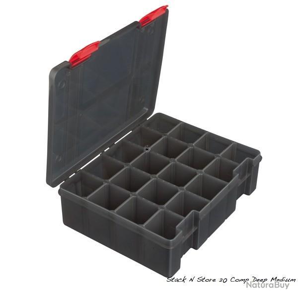 Bote de rangement Fox Rage Stack N Store 20 Compartment Deep Medium