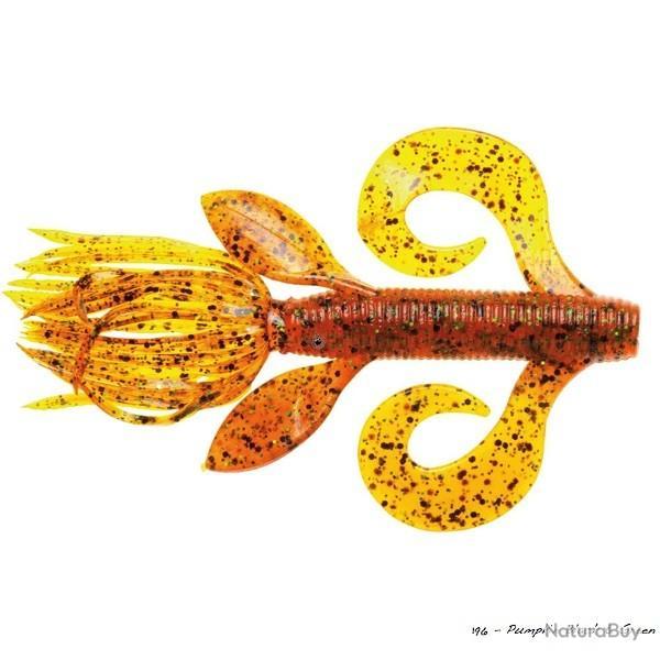 Leurre Souple Gary Yamamoto Kreature 10cm 196 - Pumpkin Black & Green
