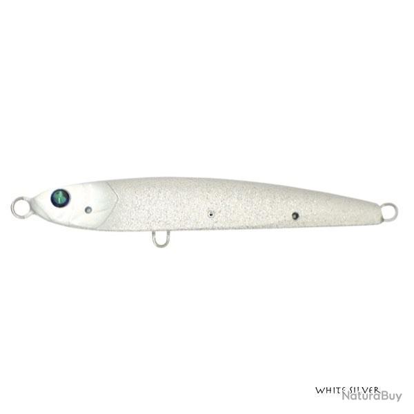 Poisson Nageur Damiki DJ Minnow 8,5cm White Silver