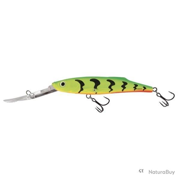 Poisson Nageur Salmo Freediver Super Deep Runner 9cm Floating GT - Green Tiger