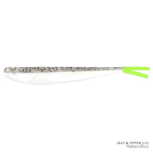 Leurre Souple Quantum Mann's Q-Fish 13cm Salt & Pepper UV Tail