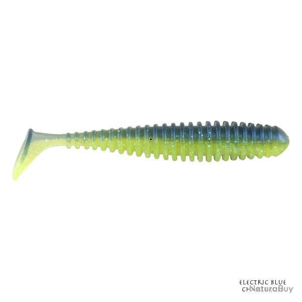 Leurre Souple Berkley Powerbait Power Swimmer 9,7cm Electric Blue Chartreuse