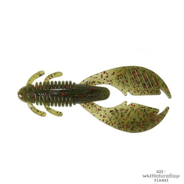 Leurre Souple Reins Ax Craw Maxi 10cm B16 - Dos Vert