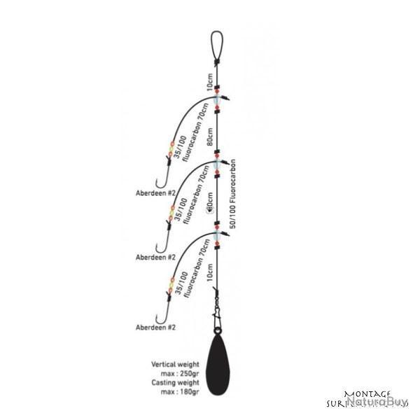 Montage Daiwa D'Rig Surfcasting Pro