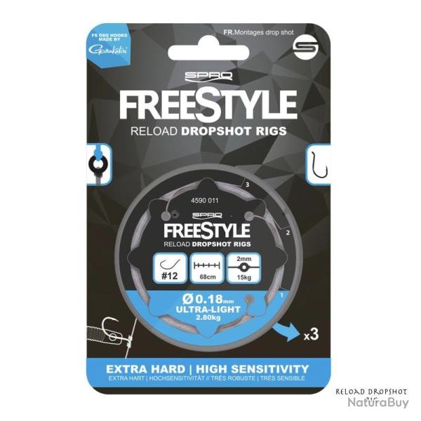 Bas de Ligne Spro Freestyle Reload Dropshot Rig 28/100