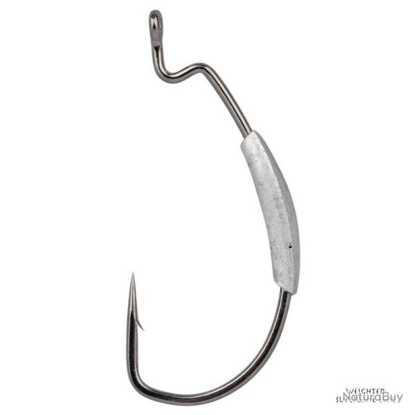 Hame�on Texan Plomb� Gamakatsu Weighted Superline EWG 5/0 3,5g