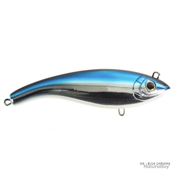 Poisson Nageur CWC Ghost Buster 14cm 114 - Blue Chrome